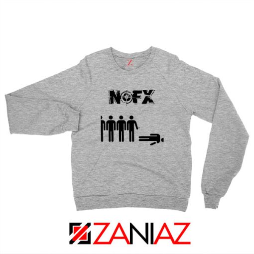 Punk Nofx Band Sport Grey Sweatshirt