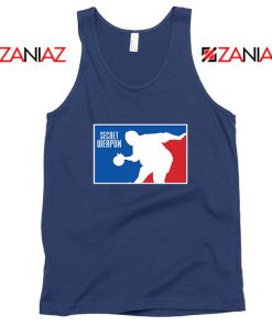 Secret Weapon Stanley Hudson Navy Blue Tank Top