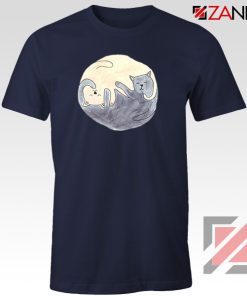 Sleeping Cats Navy Blue Tshirt