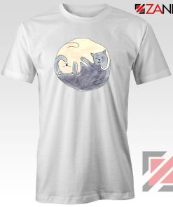 Sleeping Cats White Tshirt