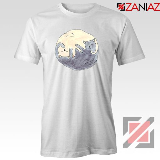 Sleeping Cats White Tshirt