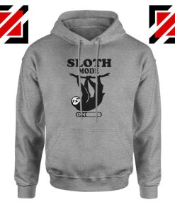 Sloth Mode Sport Grey Hoodie