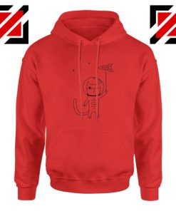 Space Cat Red Hoodie