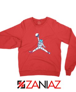 Space Jordan Red Sweatshirt