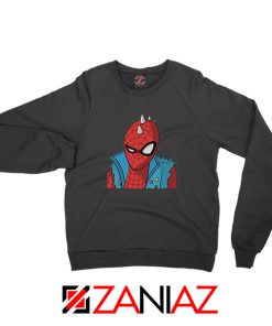 Spider Punk Black Sweatshirt