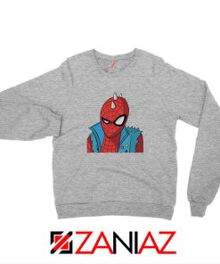 Spider Punk Sport Grey Sweatshirt