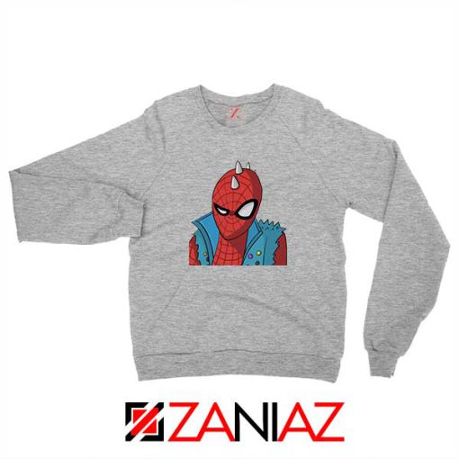 Spider Punk Sport Grey Sweatshirt