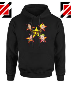 Star Four Singers Black Hoodie