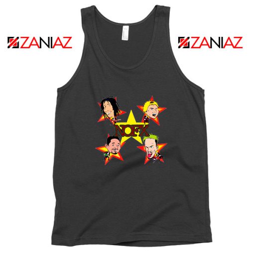 Star Four Singers Black Tank Top