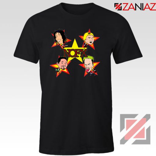 Star Four Singers Black Tshirt