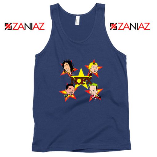 Star Four Singers Navy Blue Tank Top