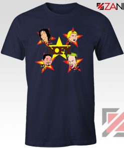 Star Four Singers Navy Blue Tshirt