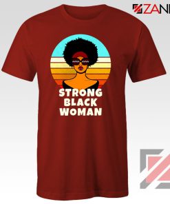 Strong Black Woman Red Tshirt