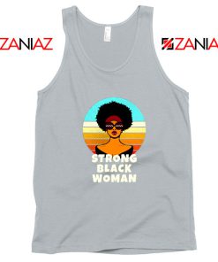 Strong Black Woman Sport Grey Tank Top