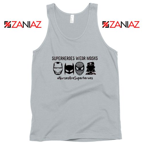 Superheroes Wear Masks Sport Grey Tank Top