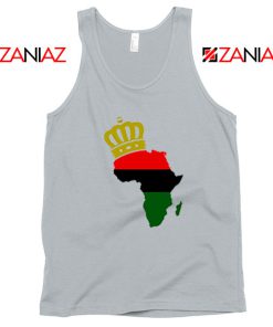 The African Flag Continent Sport Grey Tank Top