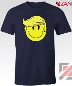 Trump Smiley Emoji Navy Blue Tshirt