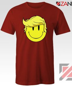 Trump Smiley Emoji Red Tshirt