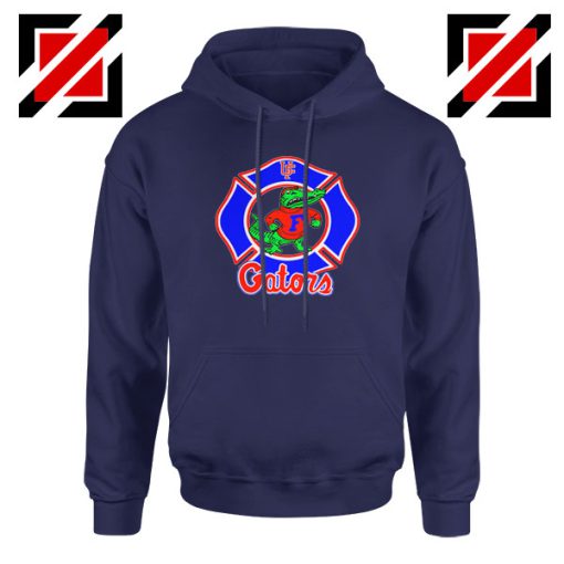 UF Gators Firefighter Navy Blue Hoodie