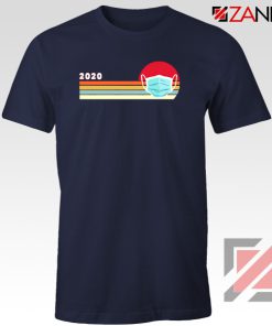 2020 Look Face Mask Navy Blue Tshirt