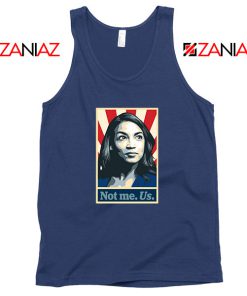 AOC Activist Vote 2020 Navy Blue Tank Top