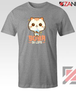 Boba Is Life Sport Grey Tshirt