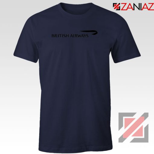 British Airways Logo Navy Blue Tshirt