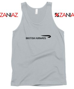 British Airways Logo Sport Grey Tank Top