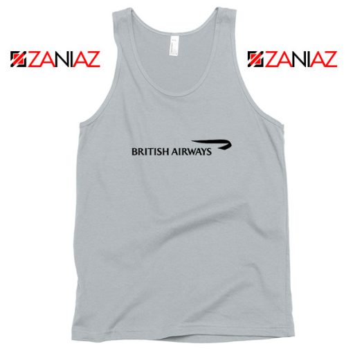 British Airways Logo Sport Grey Tank Top