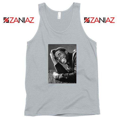 Chadwick Boseman RIP Sport Grey Tank Top