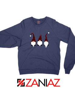 Christmas Gnome Navy Blue Sweatshirt