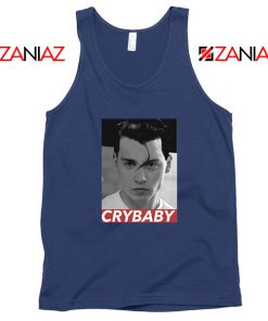 Cry Baby Johnny Depp Navy Blue Tank Top