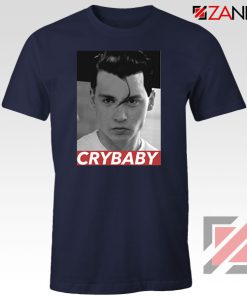 Cry Baby Johnny Depp Navy Blue Tshirt