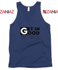 Get in Trouble Navy Blue Tank Top