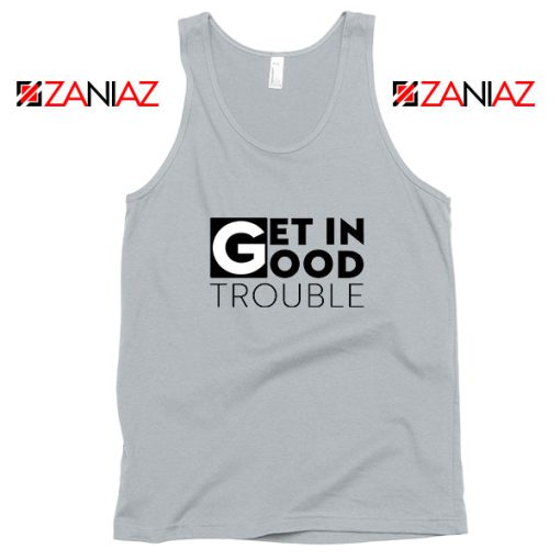 Get in Trouble Sport Grey Tank Top