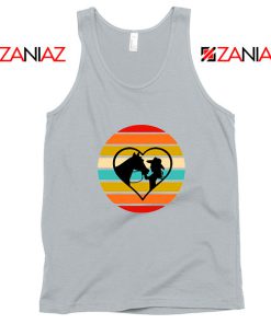 Girl With a Horse Sport Grey Tank Top