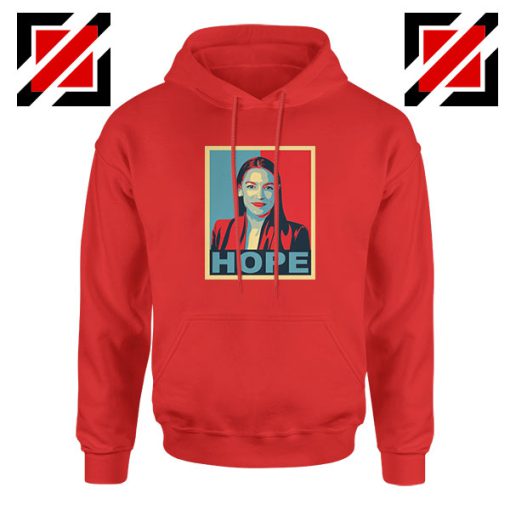 Hope Alexandria Ocasio Cortez Red Hoodie