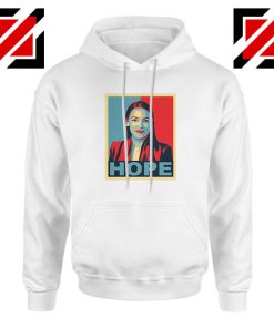 Hope Alexandria Ocasio Cortez White Hoodie