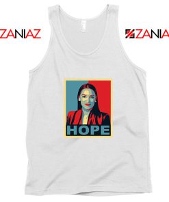 Hope Alexandria Ocasio Cortez White Tank Top