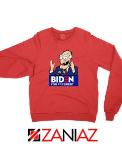 Joe Biden Cartoon Red Sweatshirt