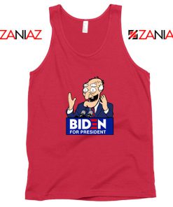 Joe Biden Cartoon Red Tank Top