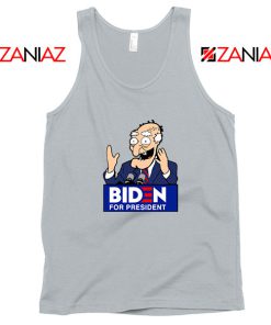 Joe Biden Cartoon Sport Grey Tank Top