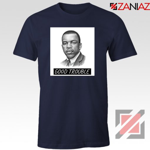 John Lewis Quotes Navy Blue Tshirt