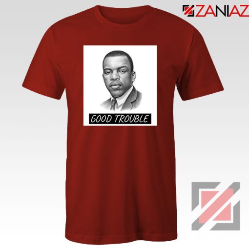 John Lewis Quotes Red Tshirt