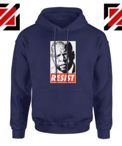 John Lewis Resist Navy Blue Hoodie