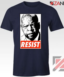 John Lewis Resist Navy Blue Tshirt