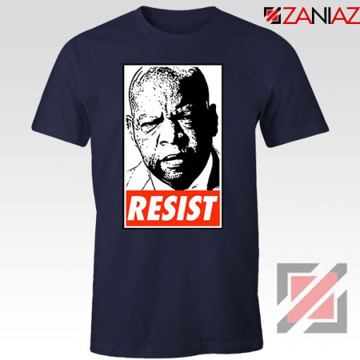 John Lewis Resist Navy Blue Tshirt