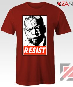 John Lewis Resist Red Tshirt