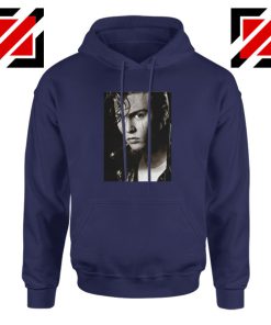 Johnny Depp Cry Baby Navy Blue Hoodie