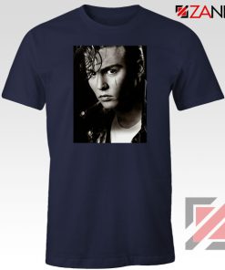 Johnny Depp Cry Baby Navy Blue Tshirt